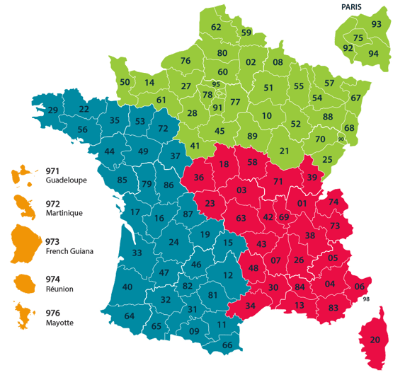 France Sales Map