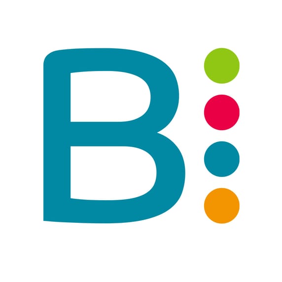 Blatchford Clinic B Icon Coloured Dots Square