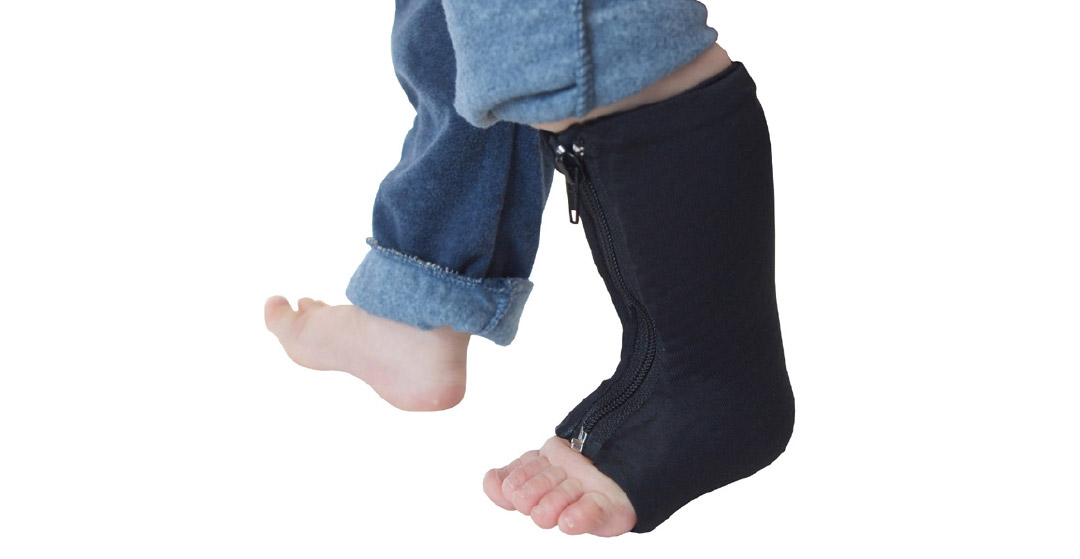Turtlebrace baby leg and ankle support brace